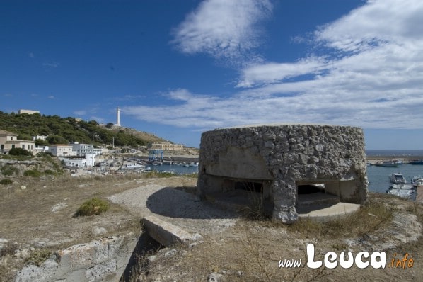 Foto postazione di avvistamento utilizzata nel periodo di guerra nella marina di leuca.
