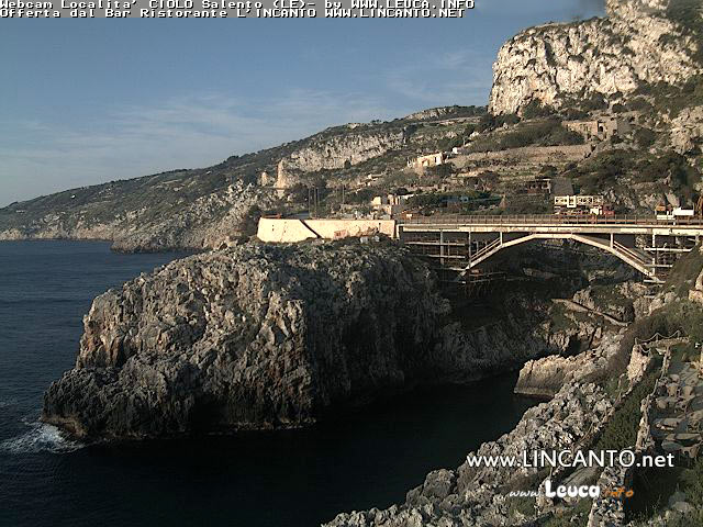 immagine della webcam nei dintorni di Salve: webcam Gagliano del Capo