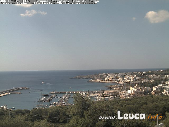 immagine della webcam nei dintorni di Santa Cesarea Terme: webcam Castrignano del Capo