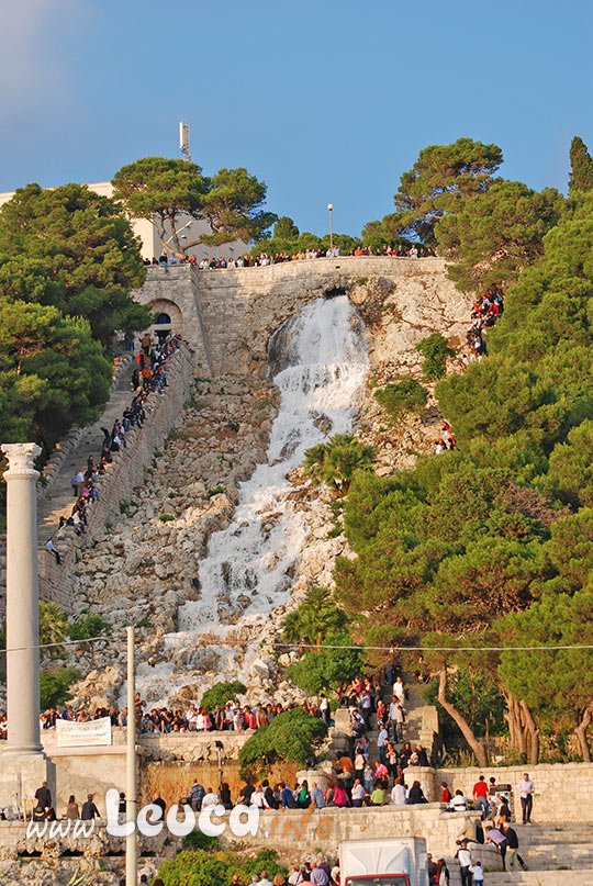 apertura della cascata monumentale in occasione di Ville in Festa