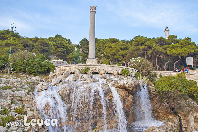 Cascata di Leuca e Colonna Romana