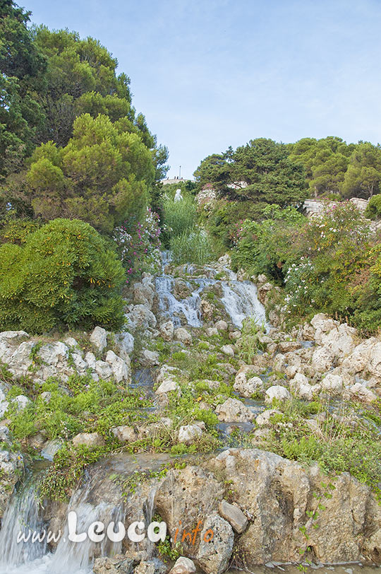 Particolare della cascata di leuca