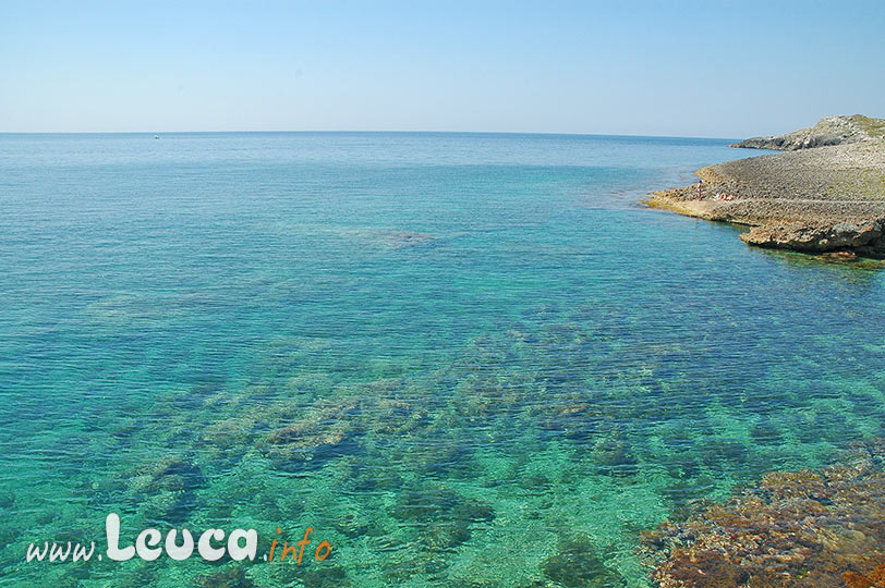 Tratto di mare e fondale a Santa Maria di Leuca