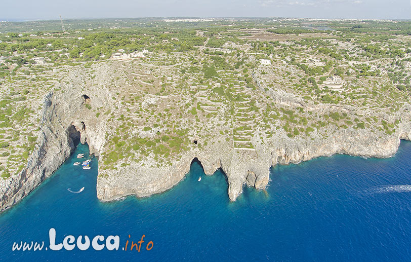 Grotte costiere di Leuca, costa di Levante