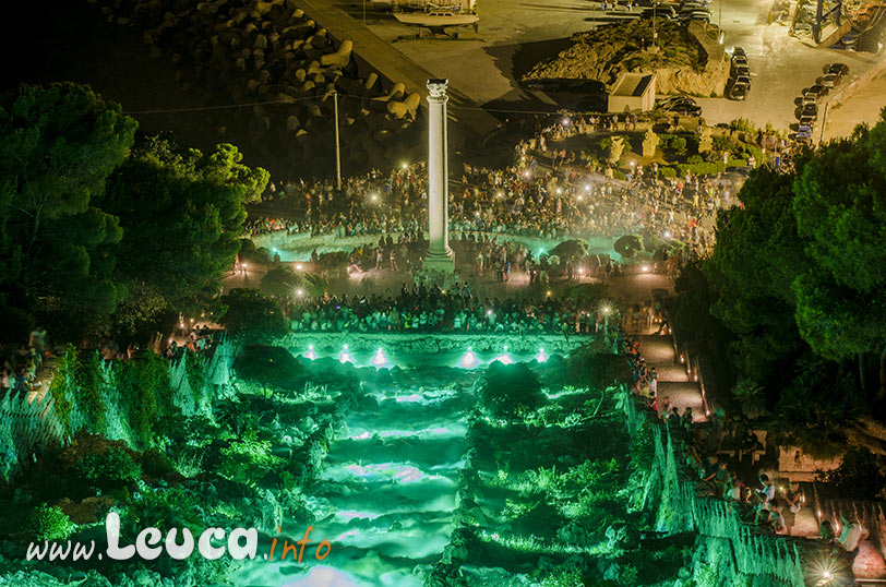 Illuminazione artistica Cascata Monumentale di Leuca