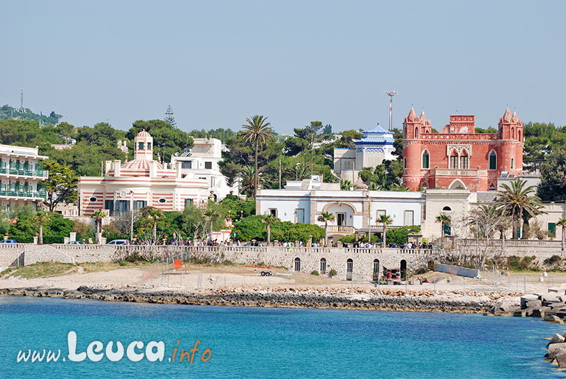 Le Ville sul lungomare di Leuca nel Salento