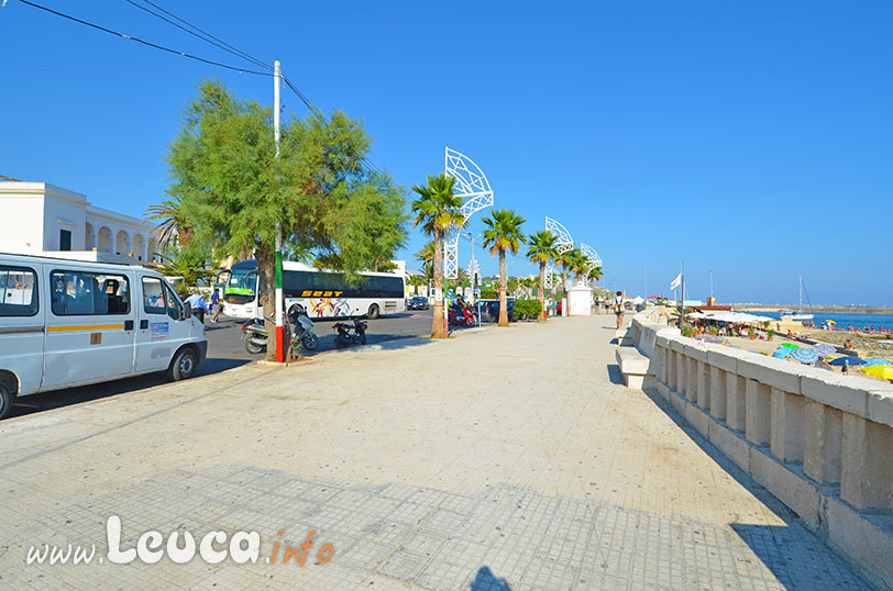 Tratto del Lungomare a Marina di Leuca