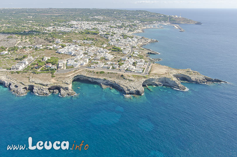 Veduta area di Punta Ristola a Leuca