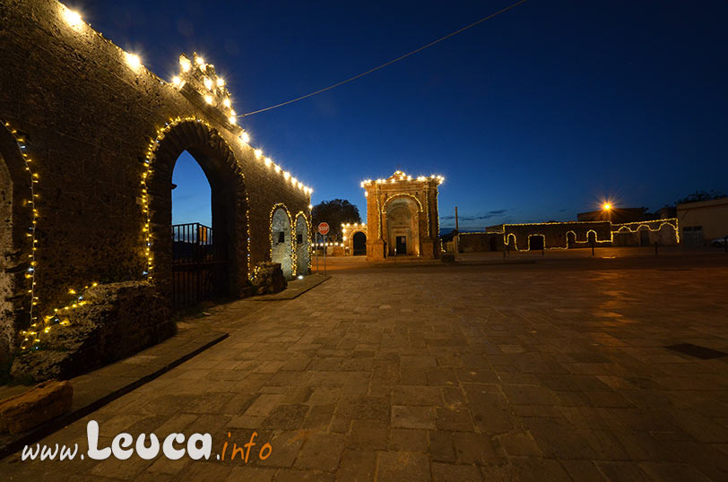 Illuminazione artistica Santuario di Leuca Piccola