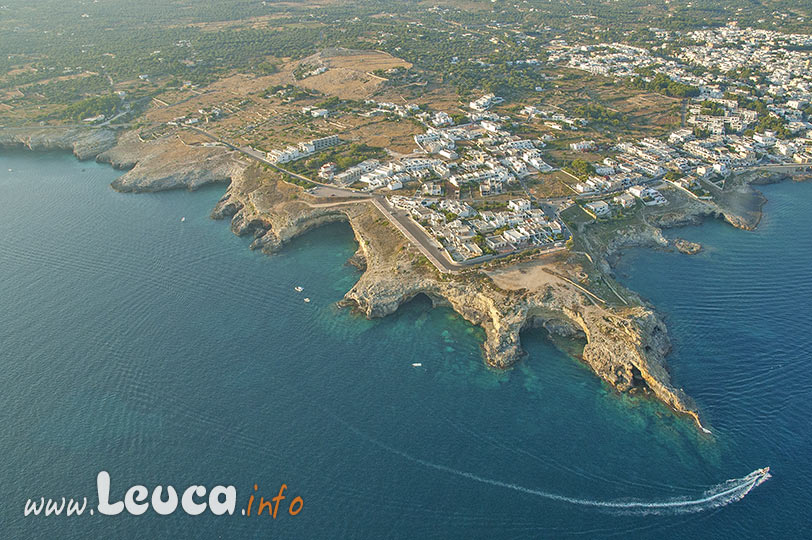 Veduta area di Punta Ristola a Marina di Leuca