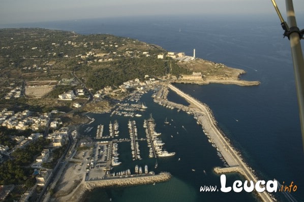 Foto vista aerea Santa Maria di Leuca.